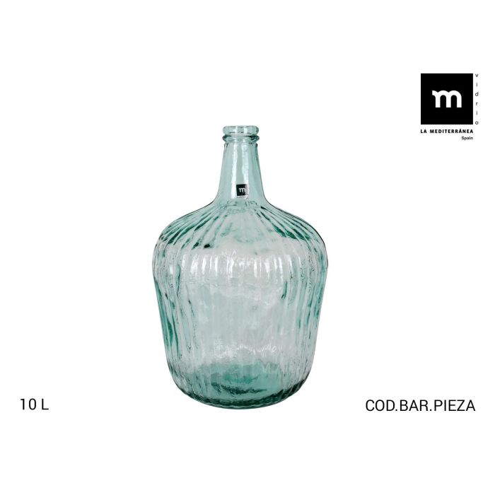 Inde Garrafa Vidrio Rayada 10 L Ø25.5x39.3 cm 0 Inde Garrafa Vidrio Rayada 10 L Ø25.5x39.3 cm 0