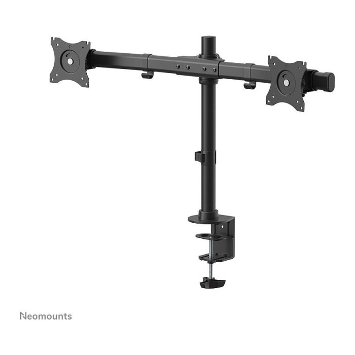 Neomounts FPMA-DCB100DBLACK Brazo para Monitor Dual, 10-27", hasta 10 kg/pantalla, Negro