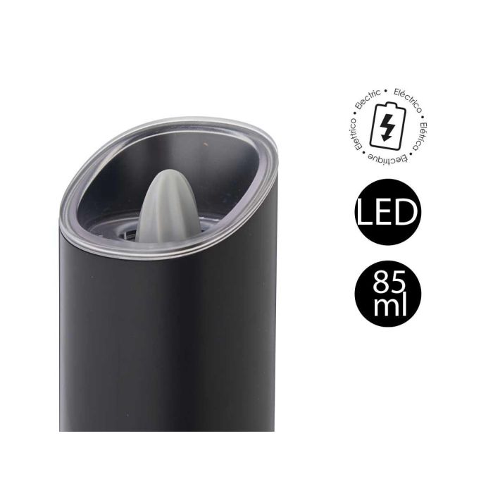Salero y Pimentero Eléctrico Kinvara con Luz LED, Molino Cerámico - 5.2x20.3x5.2 cm, Negro (12 Unidades) 3 Salero y Pimentero Eléctrico Kinvara con Luz LED, Molino Cerámico - 5.2x20.3x5.2 cm, Negro (12 Unidades) 3