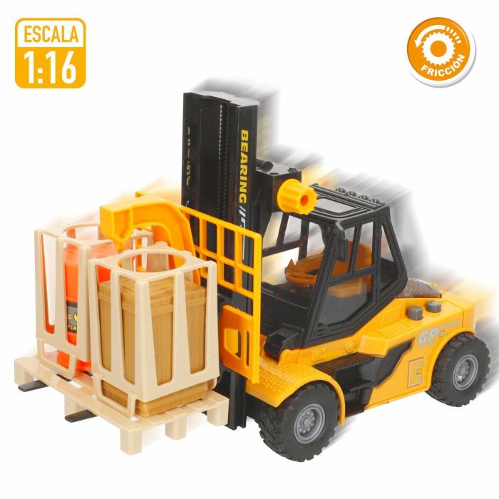 Vehículos de Construcción Colorbaby Luz Sonido 26 x 14 x 10 cm (6 Unidades) 5 Vehículos de Construcción Colorbaby Luz Sonido 26 x 14 x 10 cm (6 Unidades) 5