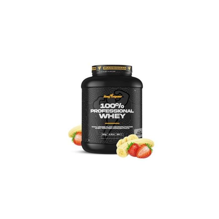 100% Professional Whey 2 Kg 4,4 Lbs Fresa-Platano 100% Professional Whey 2 Kg 4,4 Lbs Fresa-Platano