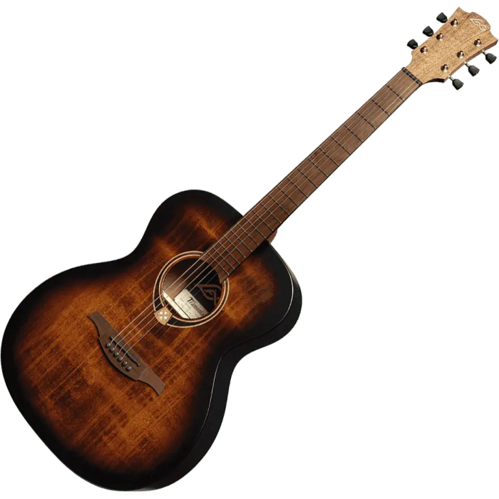 LAG Guitarra Acústica Lâg Auditorium Tramontane 70 Black & Brown Satinado 3