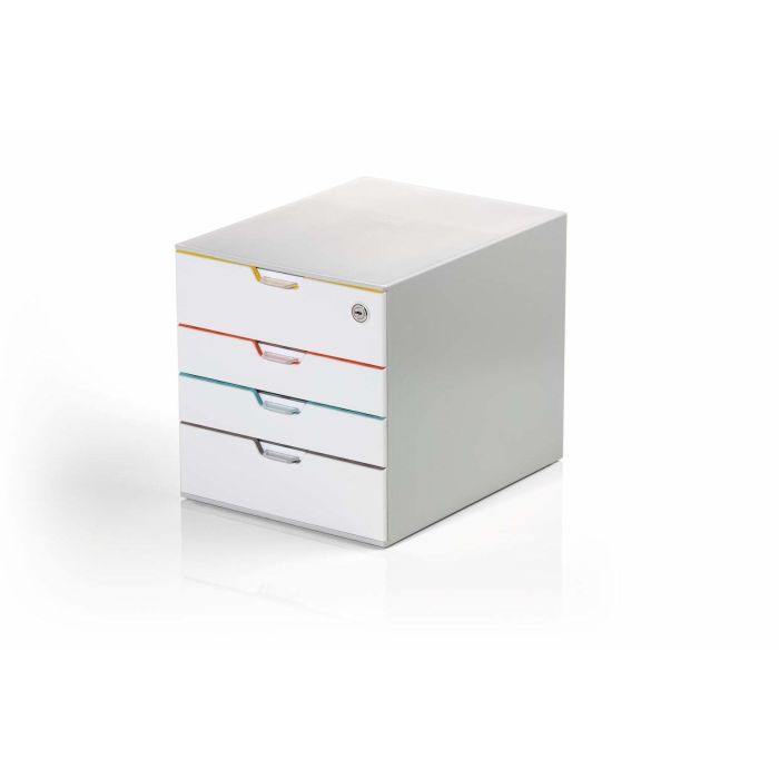 DURABLE Schubladenbox VARICOLOR Mix 4 Fächer SAFE abschlb me 2