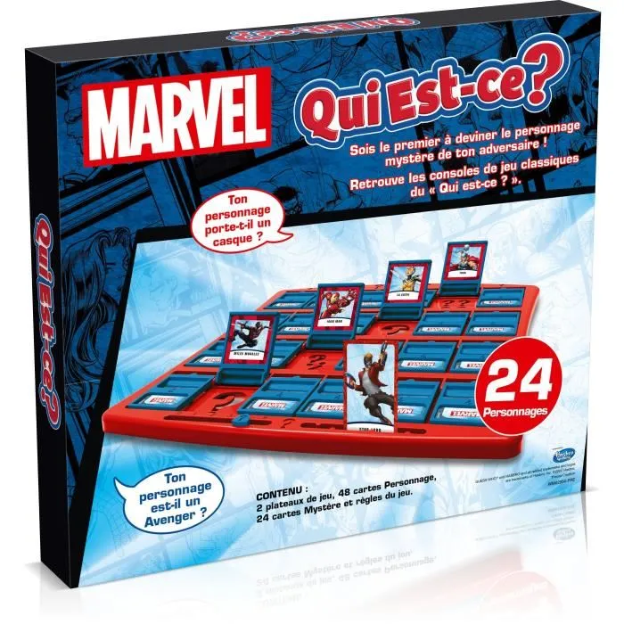 Winning Moves Quién es ? Edición de Movimientos Ganadores de Marvel WIN5036905049191 Juego de Mesa 3