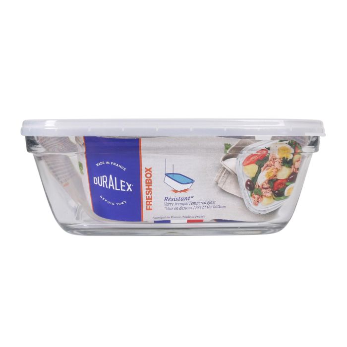 Duralex Fiambrera Rectangular 1.7L - 21.5 x 16.5 x 8 cm con Tapa Transparente (6 Unidades) Duralex Fiambrera Rectangular 1.7L - 21.5 x 16.5 x 8 cm con Tapa Transparente (6 Unidades)