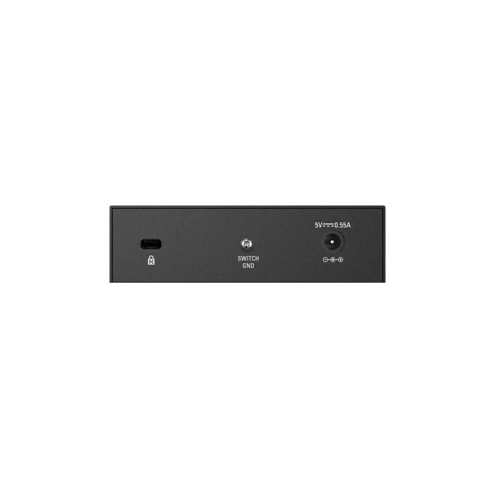 D-Link Switch 5 Puertos Fast Ethernet 10/100 DES-105 Plug and Play Metal QoS Ahorro Energía 2