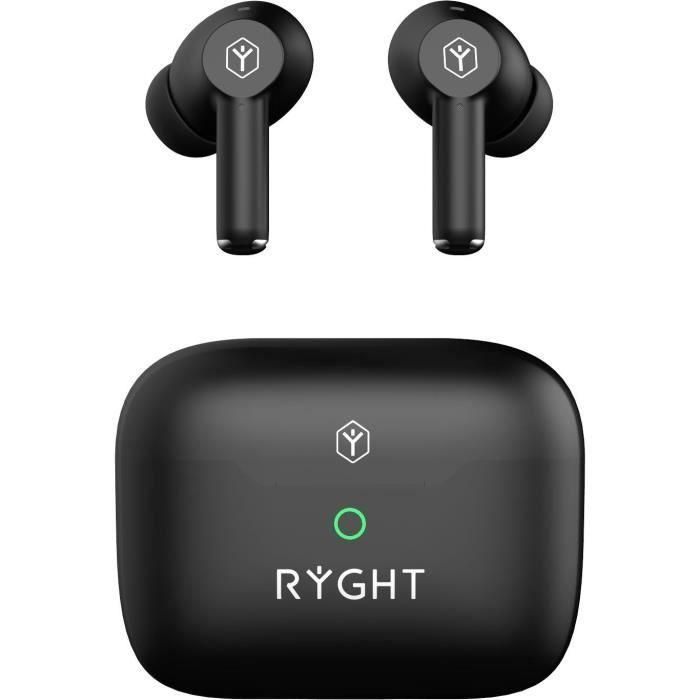 Auriculares inalámbricos - Bluetooth 5.3 - RYGHT - Jumo ANC - Negro Auriculares inalámbricos - Bluetooth 5.3 - RYGHT - Jumo ANC - Negro