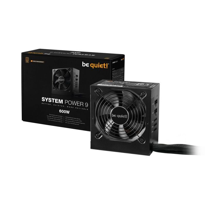 Fuente de Alimentación Be Quiet! System Power 9 600 W 80 Plus Bronze TÜV CE Semi-modular ATX 1