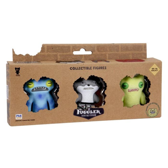 Bizak Fuggler Pack de 3 Figuras - Criaturas con diseños únicos y dientes extraños, coleccionables, a partir de 4 años 0 Bizak Fuggler Pack de 3 Figuras - Criaturas con diseños únicos y dientes extraños, coleccionables, a partir de 4 años 0