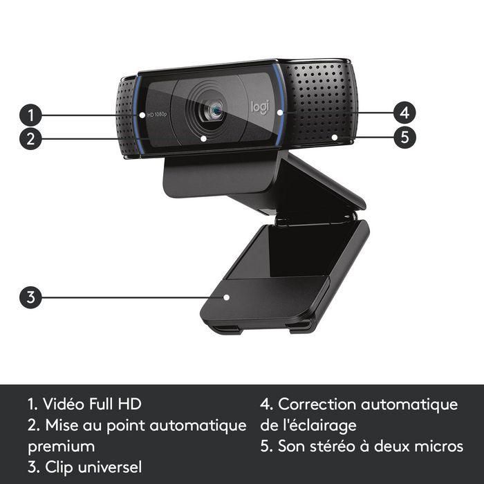 Logitech Webcam HD Pro C920s - Autofocus, RightLight 2, Micrófonos Duales, Tapa de Privacidad, Ideal para Videoconferencias y Streaming 12