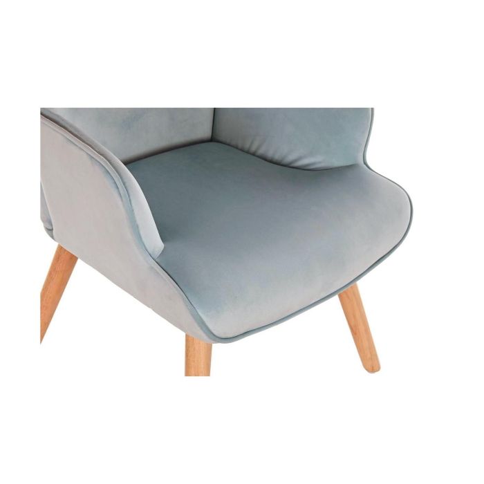 Butaca Scandi DKD Home Decor Azul Celeste Natural 75 x 96 x 67 cm 6 Butaca Scandi DKD Home Decor Azul Celeste Natural 75 x 96 x 67 cm 6