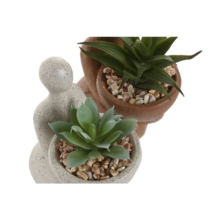 Planta Scandi DKD Home Decor Terracota Crema 9 x 12 x 7 cm (4 Unidades) 2 Planta Scandi DKD Home Decor Terracota Crema 9 x 12 x 7 cm (4 Unidades) 2