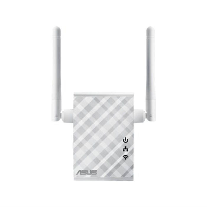 ASUS RP-N12 Repetidor Wi-Fi N300 Extensor de Cobertura 2.4 GHz con 1 Puerto Ethernet LAN 10/100 Mbps