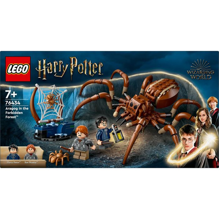 LEGO 76434 Harry Potter: Set de Construcción del Escenario 'Aragog en el Bosque Prohibido' con Araña Gigante de Juguete para Niños 12