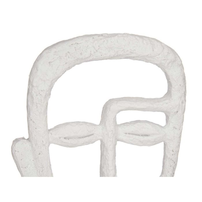 Cara con Base Blanco Giftdecor 19.5x38x10.5 cm - Poliresina (4 Unidades) 2 Cara con Base Blanco Giftdecor 19.5x38x10.5 cm - Poliresina (4 Unidades) 2