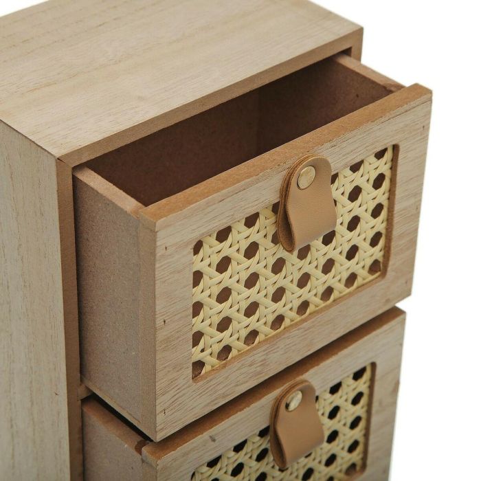 Caja-Joyero Versa Marrón (10 x 34 x 14 cm) 1