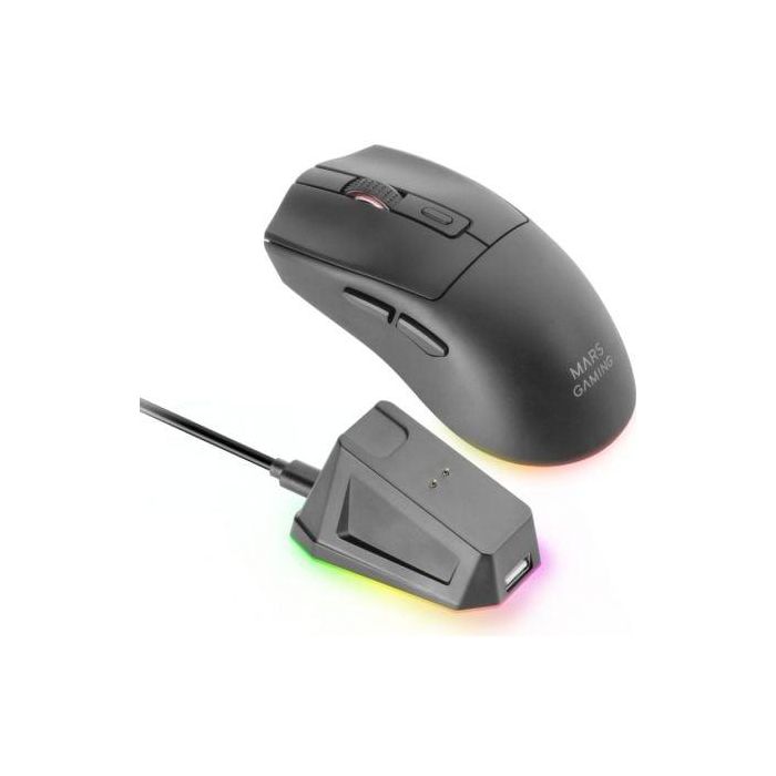 Ratón Gaming Inalámbrico Mars Gaming MM-T3/ Batería recargable/ Hasta 14400 DPI 3 Ratón Gaming Inalámbrico Mars Gaming MM-T3/ Batería recargable/ Hasta 14400 DPI 3