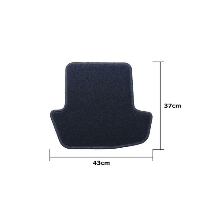 Set de Alfombrillas para Coche OCC Motorsport OCCPS0014LOG Negro Porsche 911 992 Terciopelo 5 Piezas 2