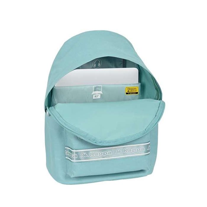 Mochila Escolar Kappa 31 x 41 x 16 cm Azul 3 Mochila Escolar Kappa 31 x 41 x 16 cm Azul 3