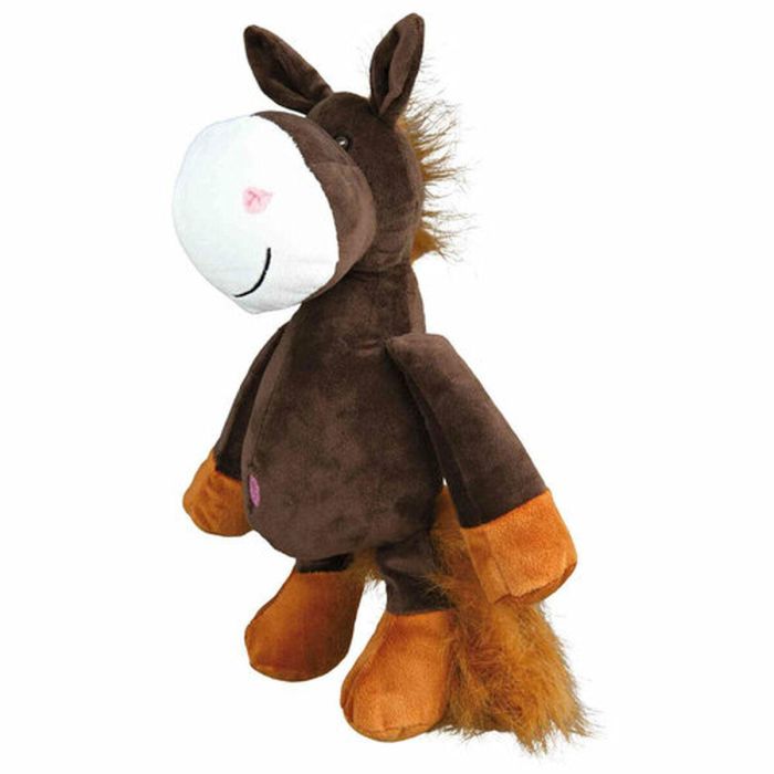 Peluche para perros Trixie Poliéster Felpa Caballo 32 cm 1