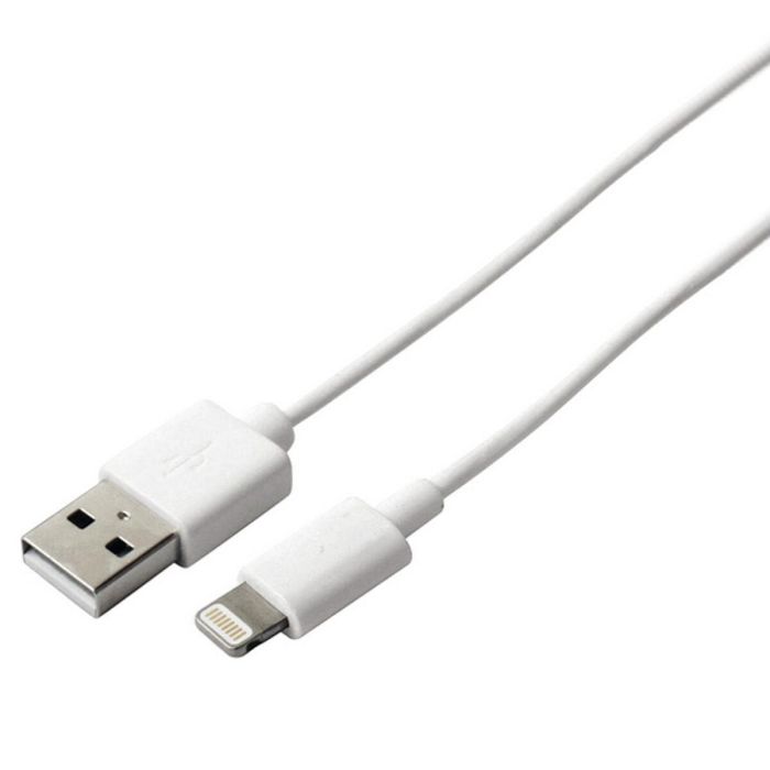 Cable USB a Lightning KSIX Apple-compatible Blanco 0 Cable USB a Lightning KSIX Apple-compatible Blanco 0