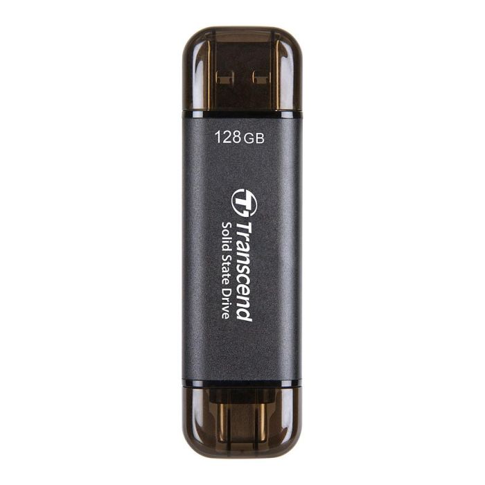 Transcend SSD ESD310C 128GB USB-C USB 3.2 Gen 2x1 Negro 1