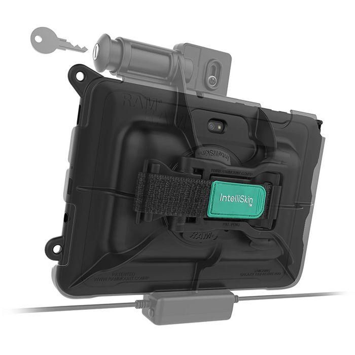 RAM Mounts Dock de Carga y Datos con Llave para Samsung Galaxy Tab Active4 Pro y Tab Active Pro