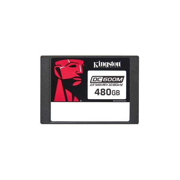 Kingston SEDC600M/480G SSD Empresarial SATA III 2.5" 480 GB 3D TLC NAND Kingston SEDC600M/480G SSD Empresarial SATA III 2.5" 480 GB 3D TLC NAND