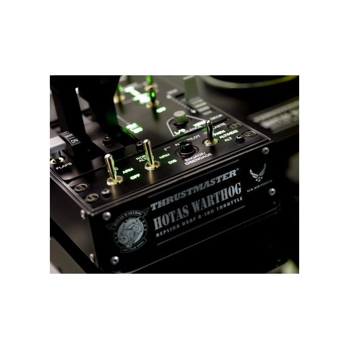 Thrustmaster Hotas Warthog Palanca de mando PC, Playstation 3 Negro - 2960720 4