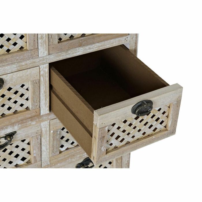 Cajonera DKD Home Decor Marrón claro Abeto Cottage Decapé 89 x 30 x 98 cm 2