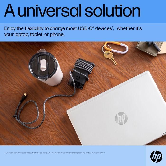 HP Cargador Portátil USB-C 65W 13 HP Cargador Portátil USB-C 65W 13