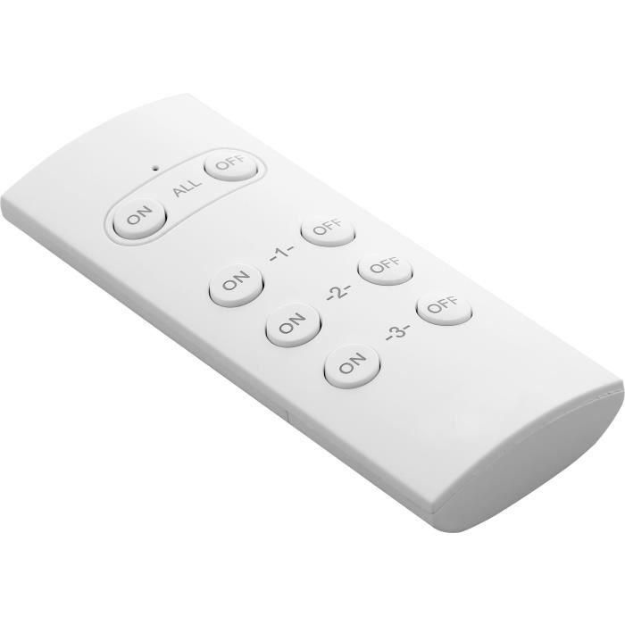 Pack de 2 enchufes con mando a distancia para exterior + mando a distancia - GAO - 230 V - Negro 3 Pack de 2 enchufes con mando a distancia para exterior + mando a distancia - GAO - 230 V - Negro 3