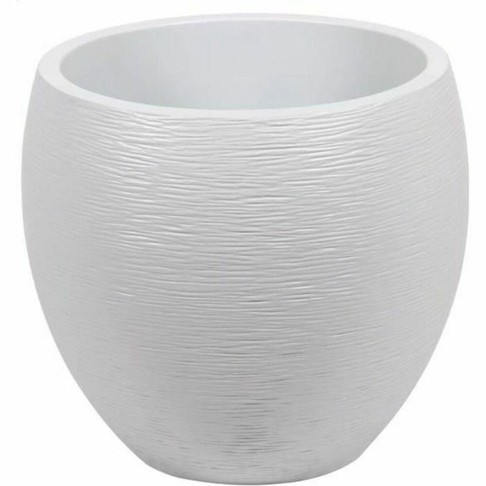 EDA Graphit maceta redonda Ø50cm - Capacidad 46L - Blanco encalado EDA Graphit maceta redonda Ø50cm - Capacidad 46L - Blanco encalado