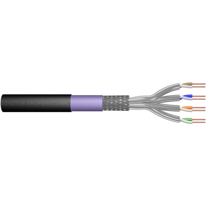 Digitus Cable de Red CAT.7 S/FTP simplex Erdverlegekabel PE 100m Gris