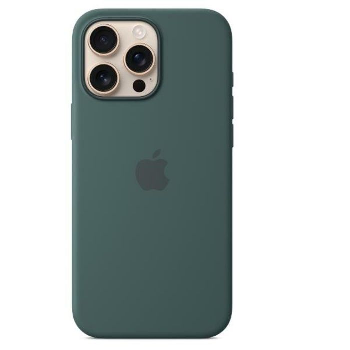 Apple Funda de Silicona con MagSafe para iPhone 16 Pro Max - Verde Lago 3