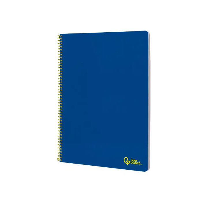 Liderpapel Cuaderno Espiral A4 Smart Tapa Blanda 80 Hojas 75gr Pauta 3,5mm con Margen Color Azul Oscuro 3
