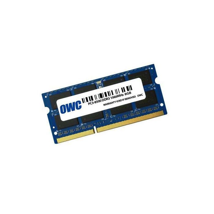OWC 8GB, PC8500, DDR3, 1066MHz, 204-pin
