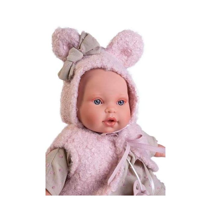 Muñeca kika lagrimitas con chaleco de orejitas 27 cm 1 Muñeca kika lagrimitas con chaleco de orejitas 27 cm 1