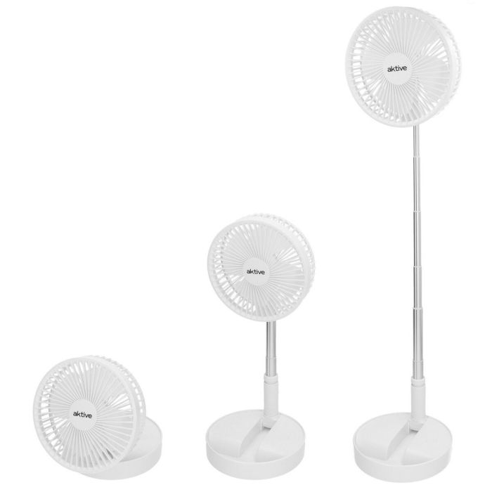 Ventilador Portátil Plegable Aktive Recargable (4 Unidades) 6 Ventilador Portátil Plegable Aktive Recargable (4 Unidades) 6