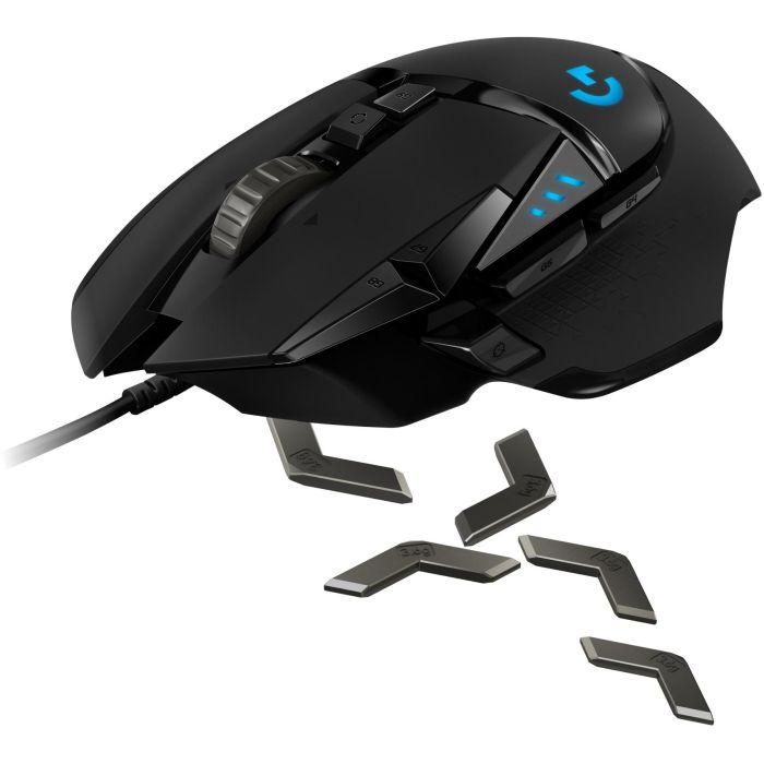 Logitech Ratón Gaming G502 Hero, Sensor HERO 25600 DPI, RGB LIGHTSYNC, Negro 6 Logitech Ratón Gaming G502 Hero, Sensor HERO 25600 DPI, RGB LIGHTSYNC, Negro 6