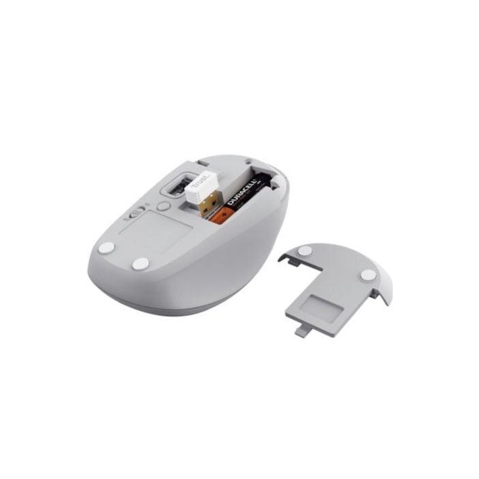 Ratón Mini Inalámbrico Trust Yvi+ Multidispositivo/ Hasta 1600 DPI/ Blanco 3 Ratón Mini Inalámbrico Trust Yvi+ Multidispositivo/ Hasta 1600 DPI/ Blanco 3