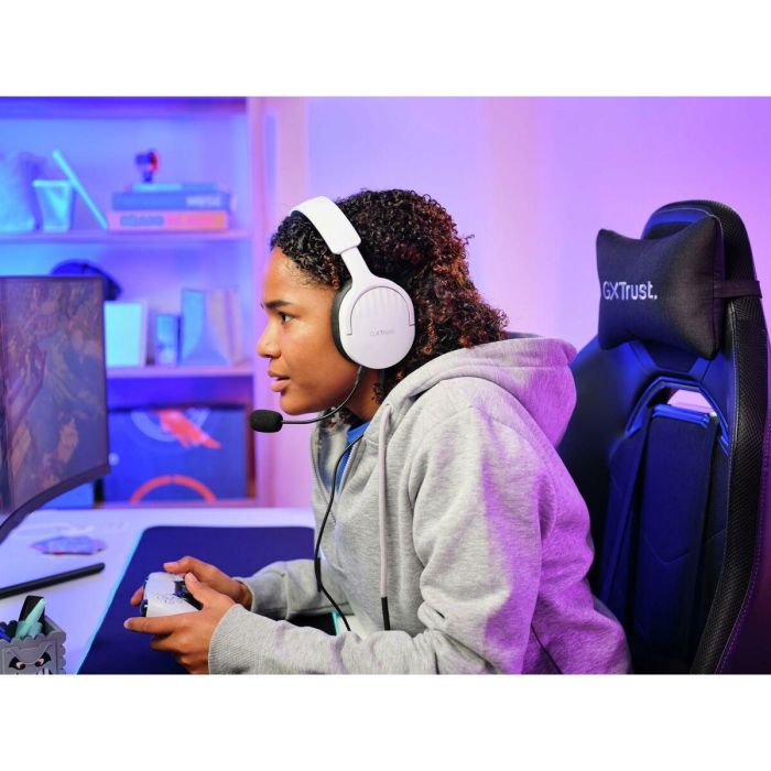 Trust Gaming GXT 489 Fayzo Auriculares Gaming con Micrófono Desmontable Jack 3.5 Blancos Sostenibles Multiplataforma PC Consolas 50mm 3 Trust Gaming GXT 489 Fayzo Auriculares Gaming con Micrófono Desmontable Jack 3.5 Blancos Sostenibles Multiplataforma PC Consolas 50mm 3