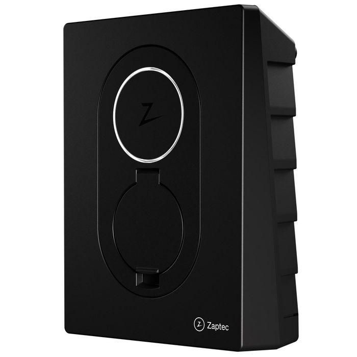 Zaptec Go Cargador de Pared para Vehículo Eléctrico 22kW Negro Asfalto Universal WiFi/4G, el más seguro y fácil de instalar 1