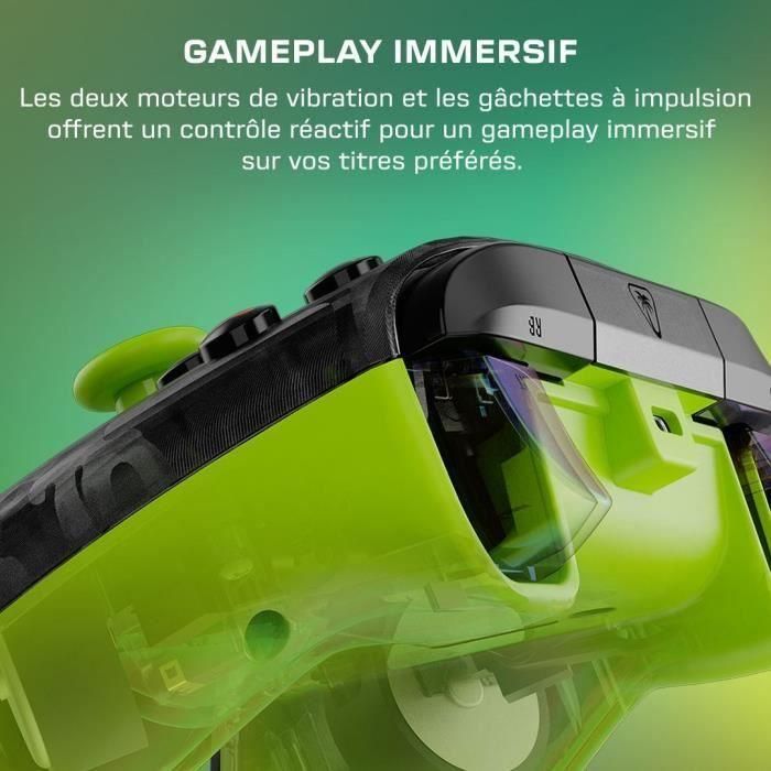 Gamepad - Xbox Series X|S, Xbox One y PC - Rematch Core - RGB - Con cable - Camuflaje negro/amarillo - TURTLE BEACH 5
