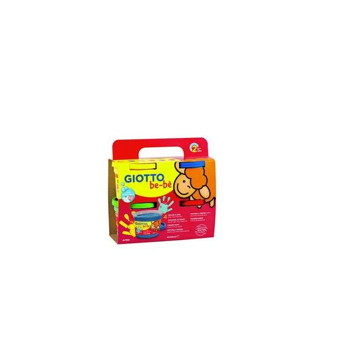 Pintura De Dedos Giotto Bebe 4X150G
