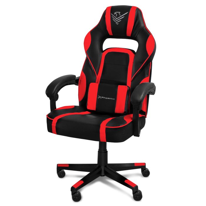 Silla Gaming Phoenix TROPHY Rojo/Negro 1