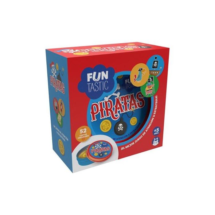 Juego Imagiland Cartas Redondas Funtastic Piratas C/Caja