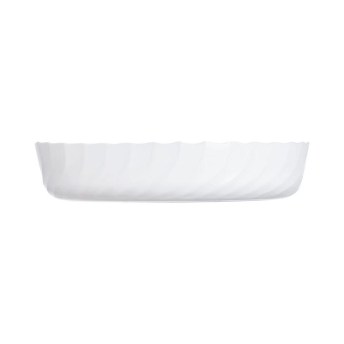 Fuente de Cocina Luminarc Trianon Ovalado Blanco Vidrio 31 x 24 cm (6 Unidades) 2