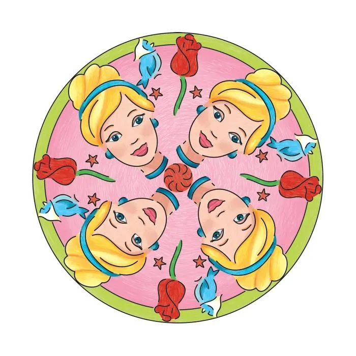 Ravensburger 4005556238477 Princesas Disney Mandala Midi Rompecabezas A partir de 6 años 3 Ravensburger 4005556238477 Princesas Disney Mandala Midi Rompecabezas A partir de 6 años 3