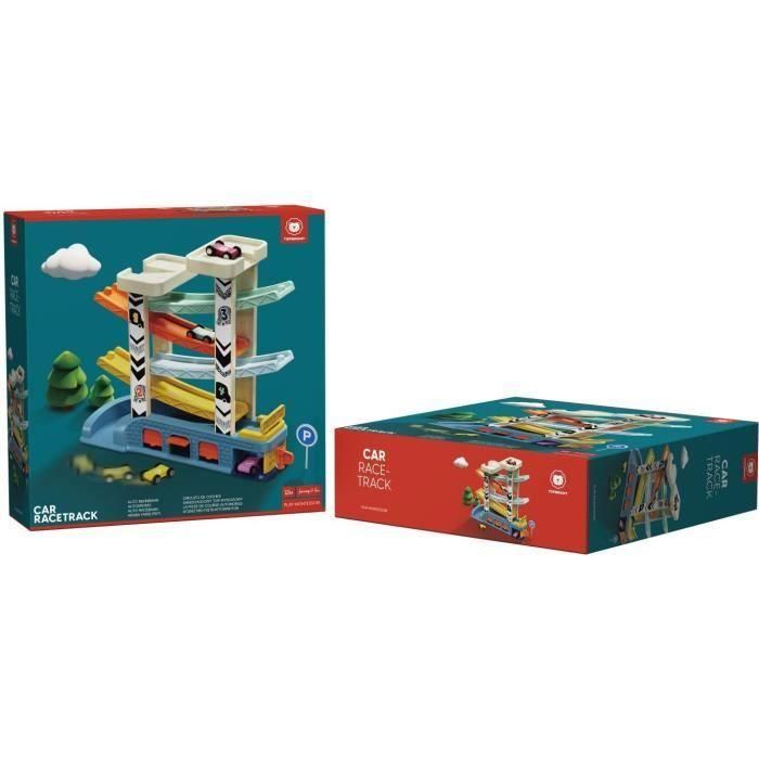 Top Bright TOP4260771791064 Circuito de Autos, 4 Autos de Carrera, 4 Rampas, 2 Niveles de Estacionamiento, Gasolinera 1 Top Bright TOP4260771791064 Circuito de Autos, 4 Autos de Carrera, 4 Rampas, 2 Niveles de Estacionamiento, Gasolinera 1